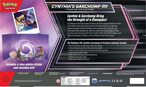 Pokemon - Cynthia's Garchomp EX Premium Collection-2