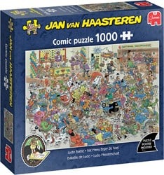 Jan van Haasteren - NK Mens Erger Je Niet Puzzel (1000 stukjes)