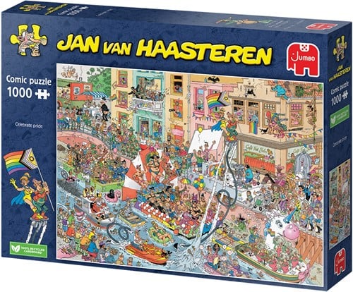 Jan van Haasteren - Celebrate Pride! Puzzel (1000 stukjes)