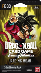 Dragon Ball Super SCG - Fusion World 03 Raging Roar Sleeved Boosterpack