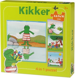 Afbeelding van het spelletje De Wereld van Kikker - 4 in 1 Puzzel