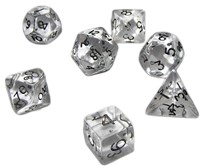 Doorzichtige Polydice Set