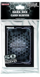 Afbeelding van het spelletje Yu-Gi-Oh! - Standard Hex Black + Silver Sleeves (50 stuks)