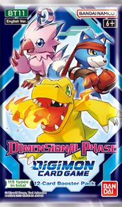 Afbeelding van het spel Digimon TCG - Dimensional Phase Boosterpack