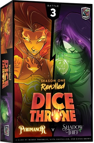 Dice Throne S1 ReRolled - Pyromancer vs Shadow Thief