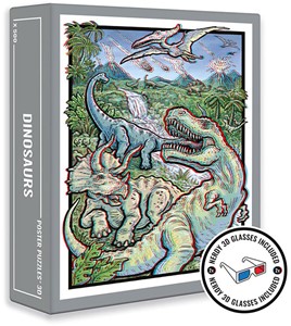 Afbeelding van het spel Dinosaurs - 3D Image Puzzel (500 stukjes)