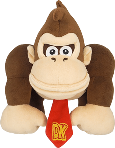 Thumbnail van een extra afbeelding van het spel Super Mario - Donkey Kong Knuffel (22cm)