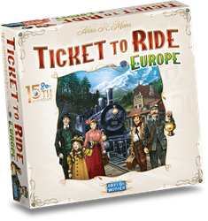 Ticket to Ride Europe 15th Anniversary (Engelse versie)