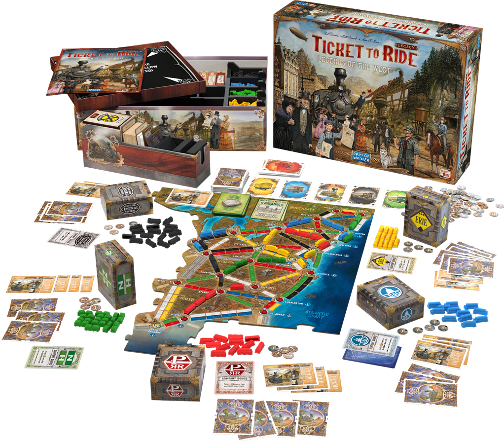 Ticket to Ride Legacy Legends of