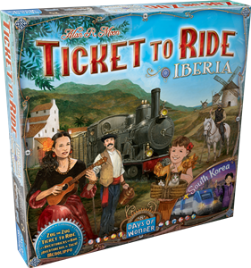 Days Of Wonder Ticket to Ride - Iberia/South Korea Expansion