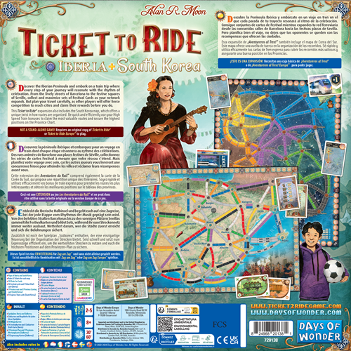 Ticket to Ride - Iberia/South Korea Expansion-3