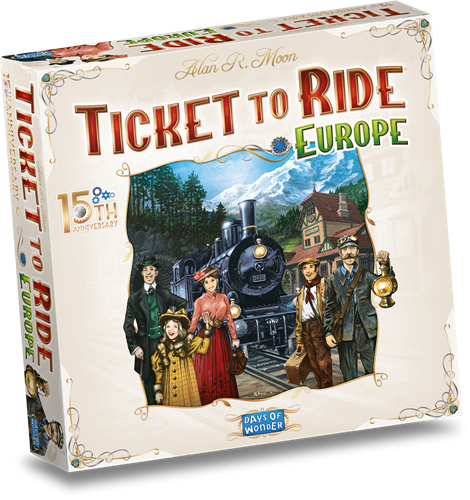 Ticket to Ride Europe 15th Anniversary (NL versie) (doos beschadigd)