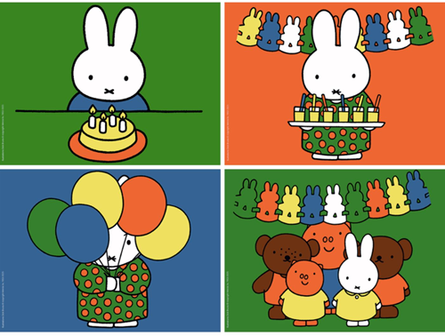 Nijntje 70 jaar 4-in-1 Puzzel (6,9,12,16 stukjes)-2