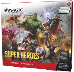 Magic The Gathering - Marvel Super Heroes Scene Box - Heroes United