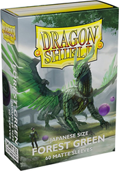 Dragon Shield Matte Japanese (59x86mm) 60 Sleeves - Jade Forest