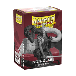 Dragon Shield - DS Non-Glare Matte Red (100 sleeves)