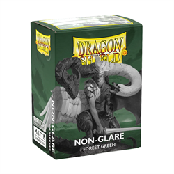 Dragon Shield - DS Non-Glare Matte Green Sleeves (100 sleeves)