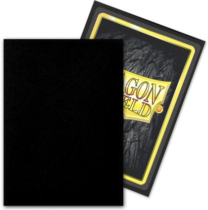 Dragon Shield Sleeves - Outer Sleeves - Matte Black 100 sleeves (63x88mm)-2