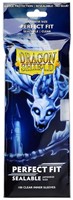 Dragon Shield Sleeves - Japanese Perfect Fit - Sealable Clear (100 stuks)