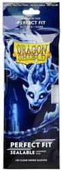 Dragon Shield Sleeves - Japanese Perfect Fit - Sealable Clear (100 stuks)
