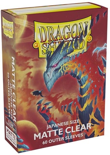 Dragon Shield Sleeves - Japanese Matte Clear (60 stuks)