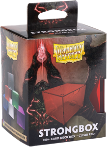 Dragon Shield Strongbox - Clear Red