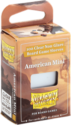 Dragon Shield Board Games Sleeves Non Glare - American Mini (41x63mm)