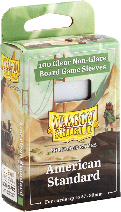 Dragon Shield Board Games Sleeves Non Glare - American Standard (57x89mm) - kopen bij Spellenrijk.nl Dragon Shield Board Games Sleeves Non Glare - American Standard (57x89mm) - kopen bij Spellenrijk.nl