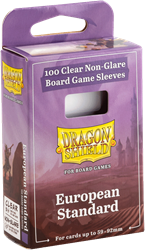 Dragon Shield Board Games Sleeves Non Glare - European Standard (59x92mm)