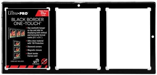 One-Touch Magnetic Holder UV 3-Card - Black 35pt