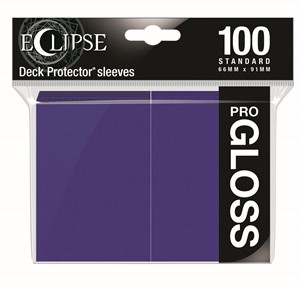 Afbeelding van het spelletje Standard Sleeves Gloss Eclipse - Paars (100 stuks)