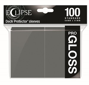 Afbeelding van het spel Standard Sleeves Gloss Eclipse - Grijs (100 stuks)