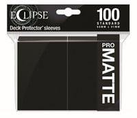 Standard Sleeves Matte Eclipse - Zwart (100 stuks)