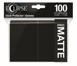 Standard Sleeves Matte Eclipse - Zwart (100 stuks)