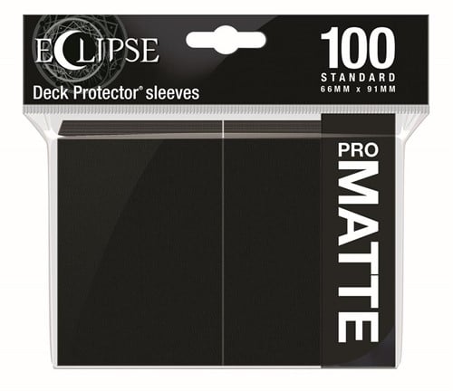 Standard Sleeves Matte Eclipse - Zwart (100 stuks)