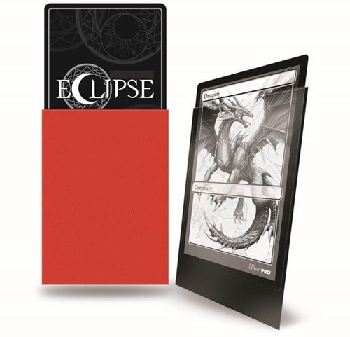 Standard Sleeves Matte Eclipse - Rood (100 stuks)-2