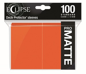 Afbeelding van het spelletje Standard Sleeves Matte Eclipse - Oranje (100 stuks)