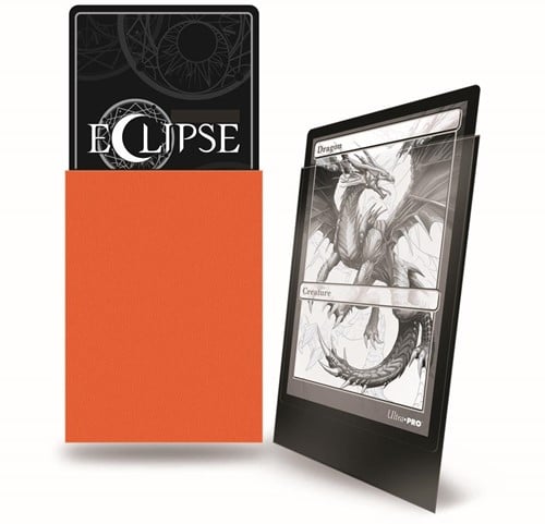 Standard Sleeves Matte Eclipse - Oranje (100 stuks)-2