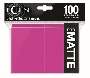 Afbeelding van het spelletje Standard Sleeves Matte Eclipse - Roze (100 stuks)