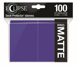 Afbeelding van het spelletje Standard Sleeves Matte Eclipse - Paars (100 stuks)