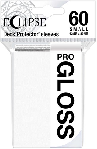 Sleeves Eclipse Gloss Small - Wit (62x89 mm)