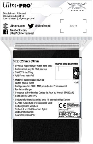 Sleeves Eclipse Gloss Small - Wit (62x89 mm)-3