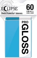 Sleeves Eclipse Gloss Small - Licht Blauw (62x89 mm)