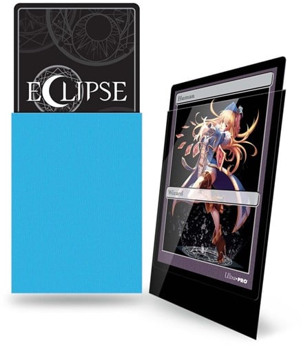 Sleeves Eclipse Gloss Small - Licht Blauw (62x89 mm)-2