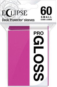 Afbeelding van het spelletje Sleeves Eclipse Gloss Small - Fel Roze (62x89 mm)