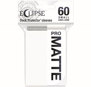 Afbeelding van het spelletje Sleeves Eclipse Matte Small - Wit (62x89 mm)