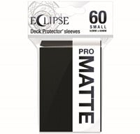 Sleeves Eclipse Matte Small - Zwart (62x89 mm)