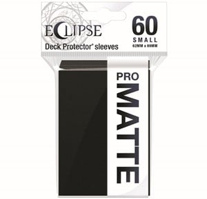 Afbeelding van het spelletje Sleeves Eclipse Matte Small - Zwart (62x89 mm)