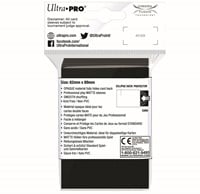Sleeves Eclipse Matte Small - Zwart (62x89 mm)-3