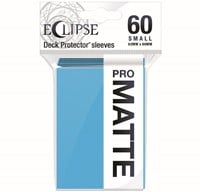 Sleeves Eclipse Matte Small - Licht Blauw (62x89 mm)